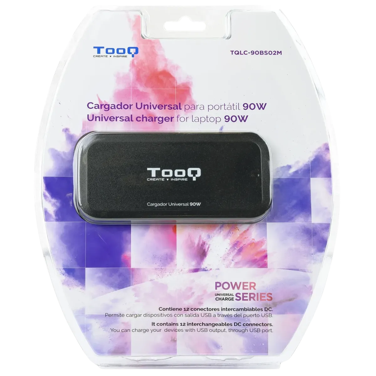 CARGADOR UNIVERSAL PORTATILES 90W TOOQ