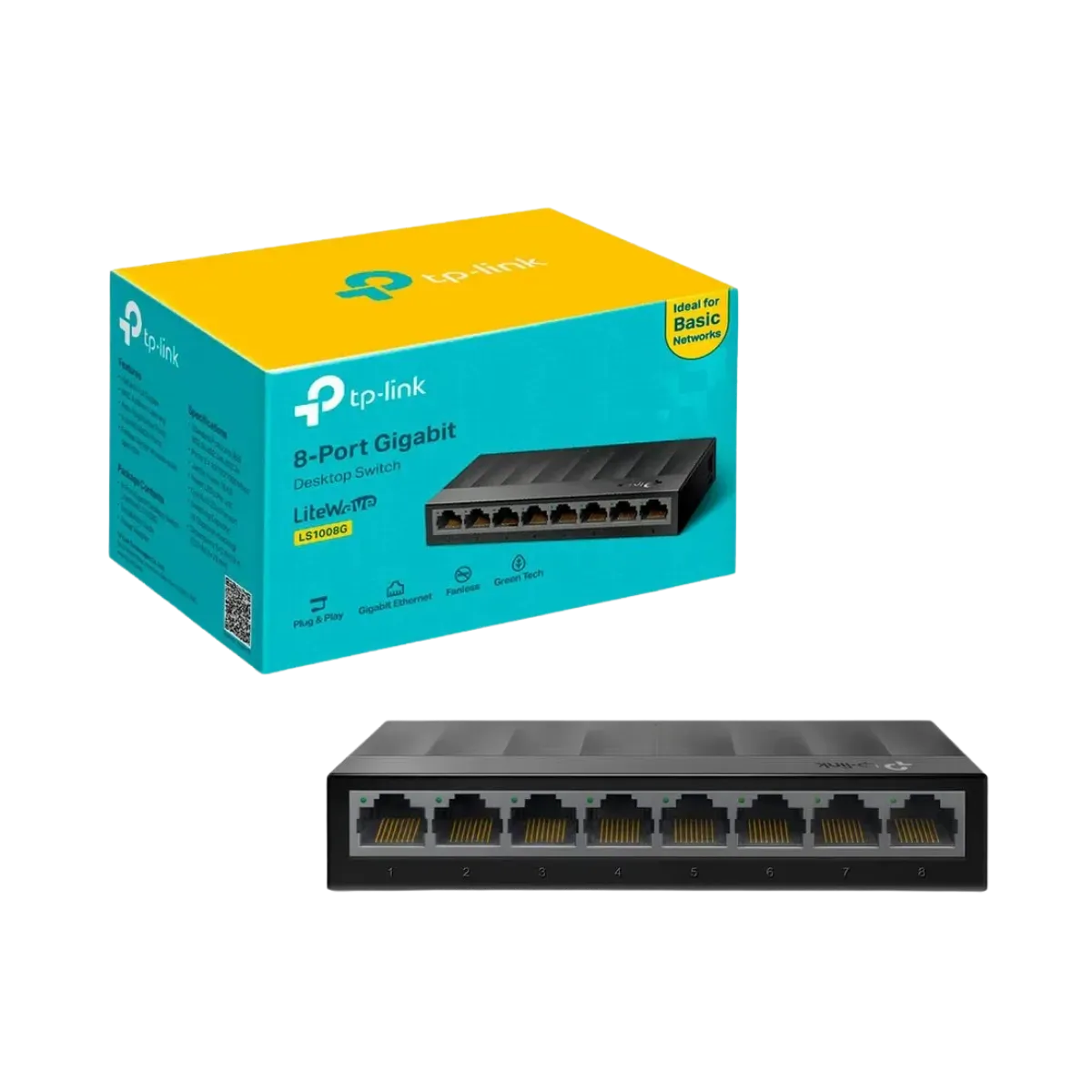 SWITCH TP-LINK 8 Puertos Gigabit LS1008G